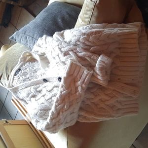 Zara Man oversize chunky knit cardigan